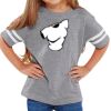 Rabbit Skins Toddler Fine Jersey Football T-Shirt Thumbnail