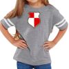 Rabbit Skins Toddler Fine Jersey Football T-Shirt Thumbnail