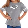 Rabbit Skins Toddler Fine Jersey Football T-Shirt Thumbnail