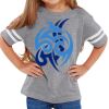 Rabbit Skins Toddler Fine Jersey Football T-Shirt Thumbnail