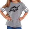 Rabbit Skins Toddler Fine Jersey Football T-Shirt Thumbnail