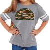 Rabbit Skins Toddler Fine Jersey Football T-Shirt Thumbnail