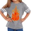 Rabbit Skins Toddler Fine Jersey Football T-Shirt Thumbnail