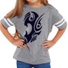 Rabbit Skins Toddler Fine Jersey Football T-Shirt Thumbnail