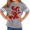 Rabbit Skins Toddler Fine Jersey Football T-Shirt Thumbnail