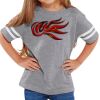 Rabbit Skins Toddler Fine Jersey Football T-Shirt Thumbnail