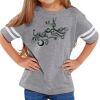 Rabbit Skins Toddler Fine Jersey Football T-Shirt Thumbnail