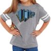 Rabbit Skins Toddler Fine Jersey Football T-Shirt Thumbnail