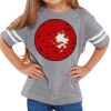 Rabbit Skins Toddler Fine Jersey Football T-Shirt Thumbnail