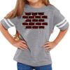 Rabbit Skins Toddler Fine Jersey Football T-Shirt Thumbnail