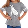 Rabbit Skins Toddler Fine Jersey Football T-Shirt Thumbnail