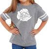 Rabbit Skins Toddler Fine Jersey Football T-Shirt Thumbnail