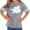 Rabbit Skins Toddler Fine Jersey Football T-Shirt Thumbnail