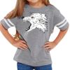 Rabbit Skins Toddler Fine Jersey Football T-Shirt Thumbnail