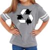 Rabbit Skins Toddler Fine Jersey Football T-Shirt Thumbnail