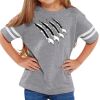Rabbit Skins Toddler Fine Jersey Football T-Shirt Thumbnail