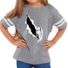 Rabbit Skins Toddler Fine Jersey Football T-Shirt Thumbnail