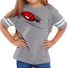 Rabbit Skins Toddler Fine Jersey Football T-Shirt Thumbnail