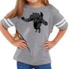 Rabbit Skins Toddler Fine Jersey Football T-Shirt Thumbnail