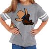 Rabbit Skins Toddler Fine Jersey Football T-Shirt Thumbnail