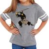 Rabbit Skins Toddler Fine Jersey Football T-Shirt Thumbnail