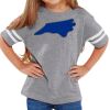 Rabbit Skins Toddler Fine Jersey Football T-Shirt Thumbnail