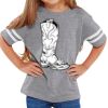 Rabbit Skins Toddler Fine Jersey Football T-Shirt Thumbnail