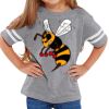 Rabbit Skins Toddler Fine Jersey Football T-Shirt Thumbnail