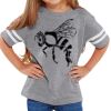 Rabbit Skins Toddler Fine Jersey Football T-Shirt Thumbnail