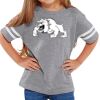 Rabbit Skins Toddler Fine Jersey Football T-Shirt Thumbnail