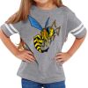 Rabbit Skins Toddler Fine Jersey Football T-Shirt Thumbnail