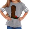 Rabbit Skins Toddler Fine Jersey Football T-Shirt Thumbnail
