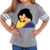 Rabbit Skins Toddler Fine Jersey Football T-Shirt Thumbnail